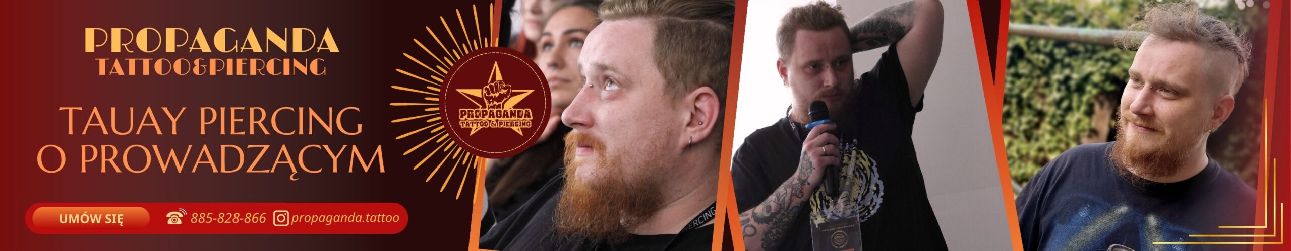 O prowadzącym kurs piercingu w poznaniu-tauay piercing tomek szkolenia z piercingu wielkopolska.